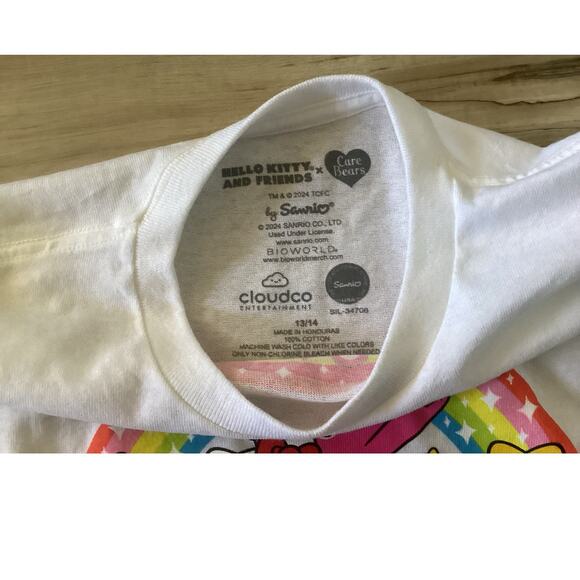 Forever 21 Hello Kitty & Friends x Care Bears Crop 13/14 NWT - Picture 5 of 6